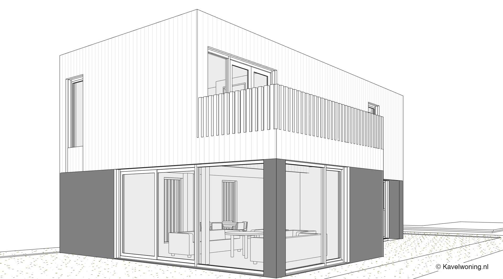 Stack house 2 - zelfbouw locatie Duin, Almere